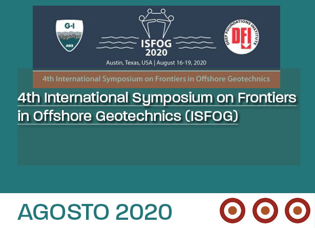 otros eventos, smig, 4th International Symposium on Frontiers in Offshore Geotechnics (ISFOG), agosto, 2018