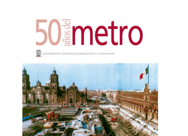 publicaciones, revista trimestral, geotecnia, edición conmemorativa, 50 años del metro , smig
