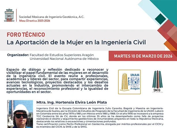 Foro Técnico: La aportación de la mujer en la Ingeniería Civil