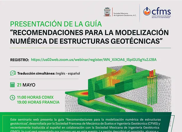 Presentación de la guía "Recomendaciones para la modelización numérica de estructuras geotécnicas"