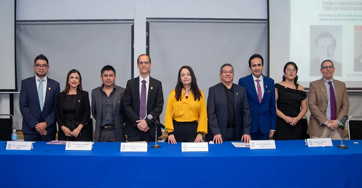 mesa directiva, SMIG, ingeniería, geotécnica