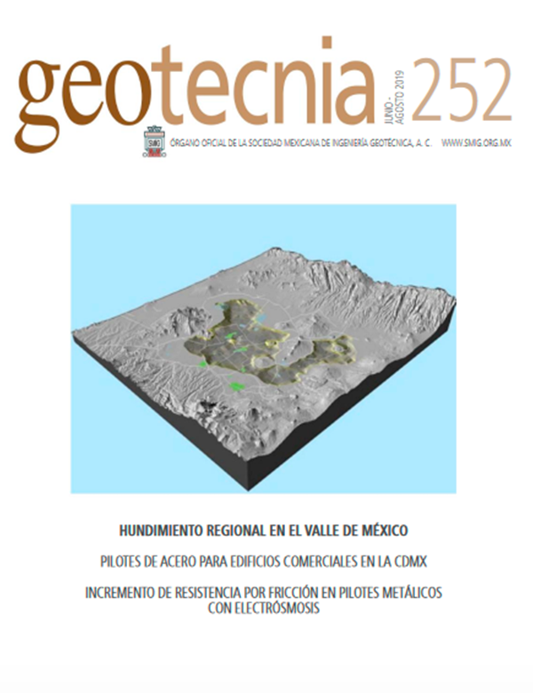 Número 252, Segundo trimestre 2019, Revista Trimestral, SMIG, ingeniería, geotécnica