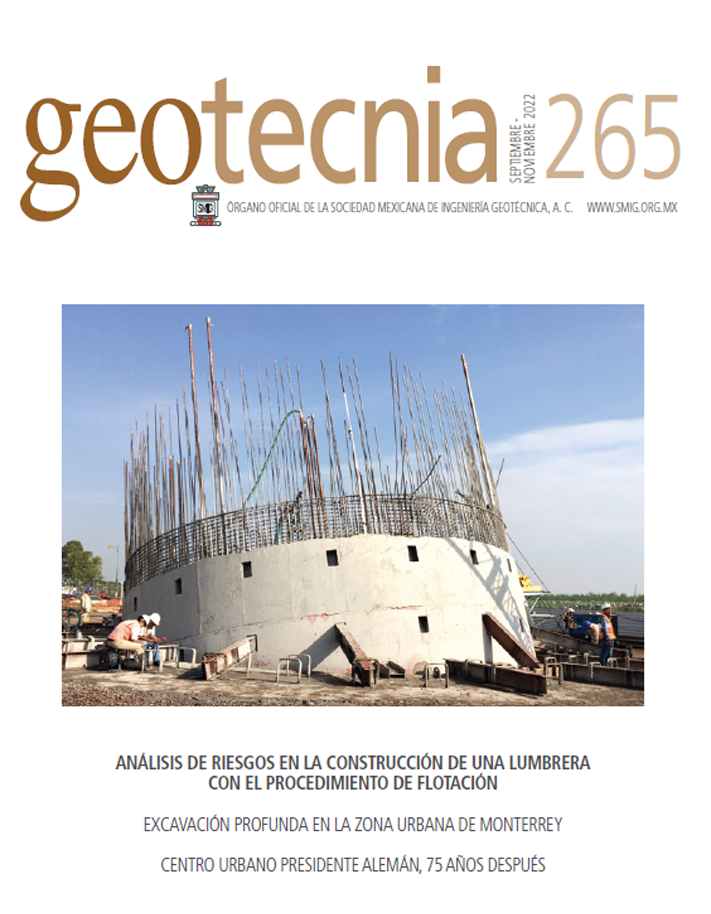 Número 264, segundo trimestre 2021 , Revista Trimestral, SMIG, ingeniería, geotécnica