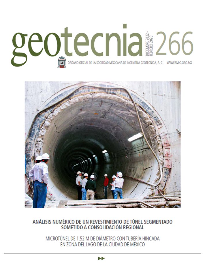 Número 266, segundo trimestre 2021 , Revista Trimestral, SMIG, ingeniería, geotécnica
