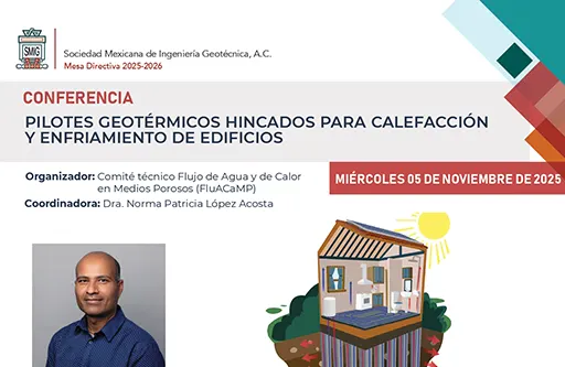 Conferencia Pilotes Geotérmicos Hincados para calefacción y enfriamiento de edificios