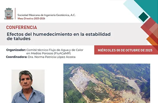 Conferencia Efectos del humedecimiento en la estabilidad de taludes