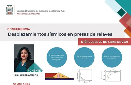 Conferencia Desplazamientos sísmicos en presas de relaves