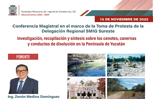 Conferencia Magistral en el marco de la toma de protesta de la delegación regional SMIG sureste